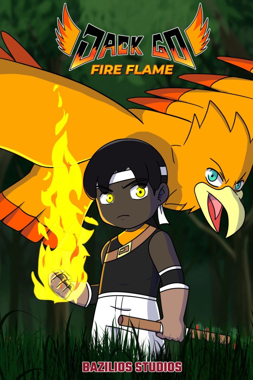 Pôster de Jack GO - Fire Flame
